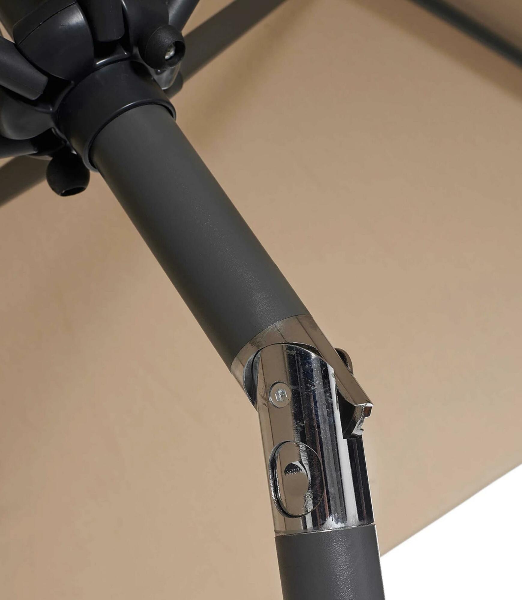Sonnenschirm Aluminium Beige 2