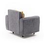 Noya Sessel Chenille Grau 5