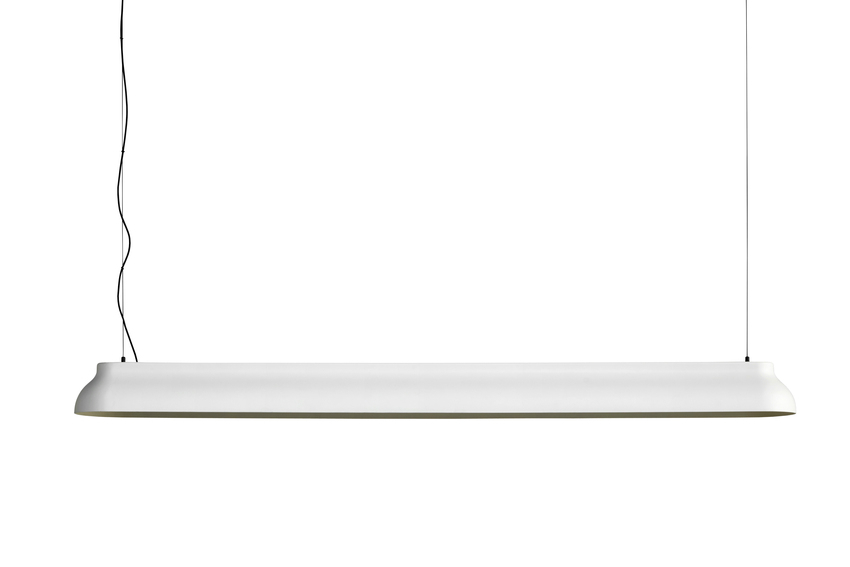 PC linear Pendelleuchte Weiß 0