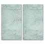 Herdabdeckung Beton Typ B 2er Set Sicherheitsglas Hellgrau 0