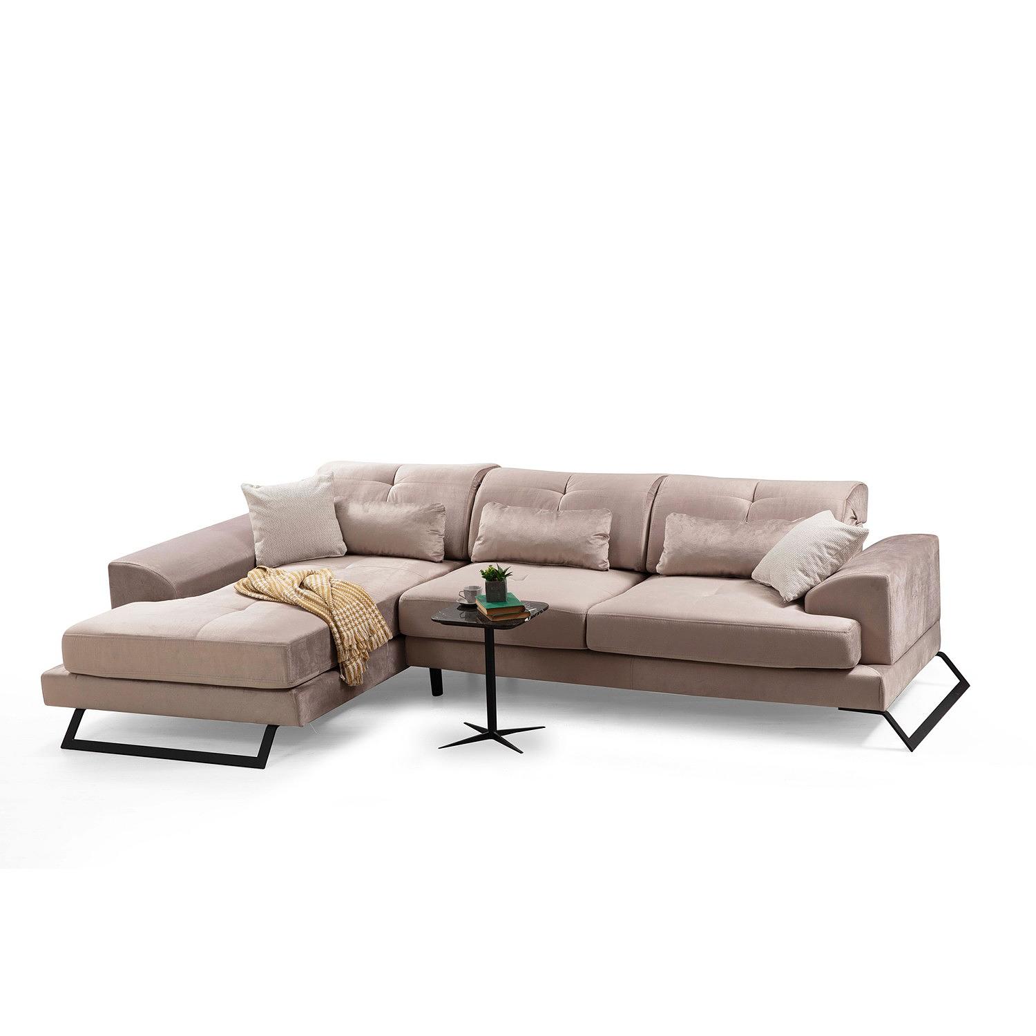 Frido Ecksofa Links Creme 0