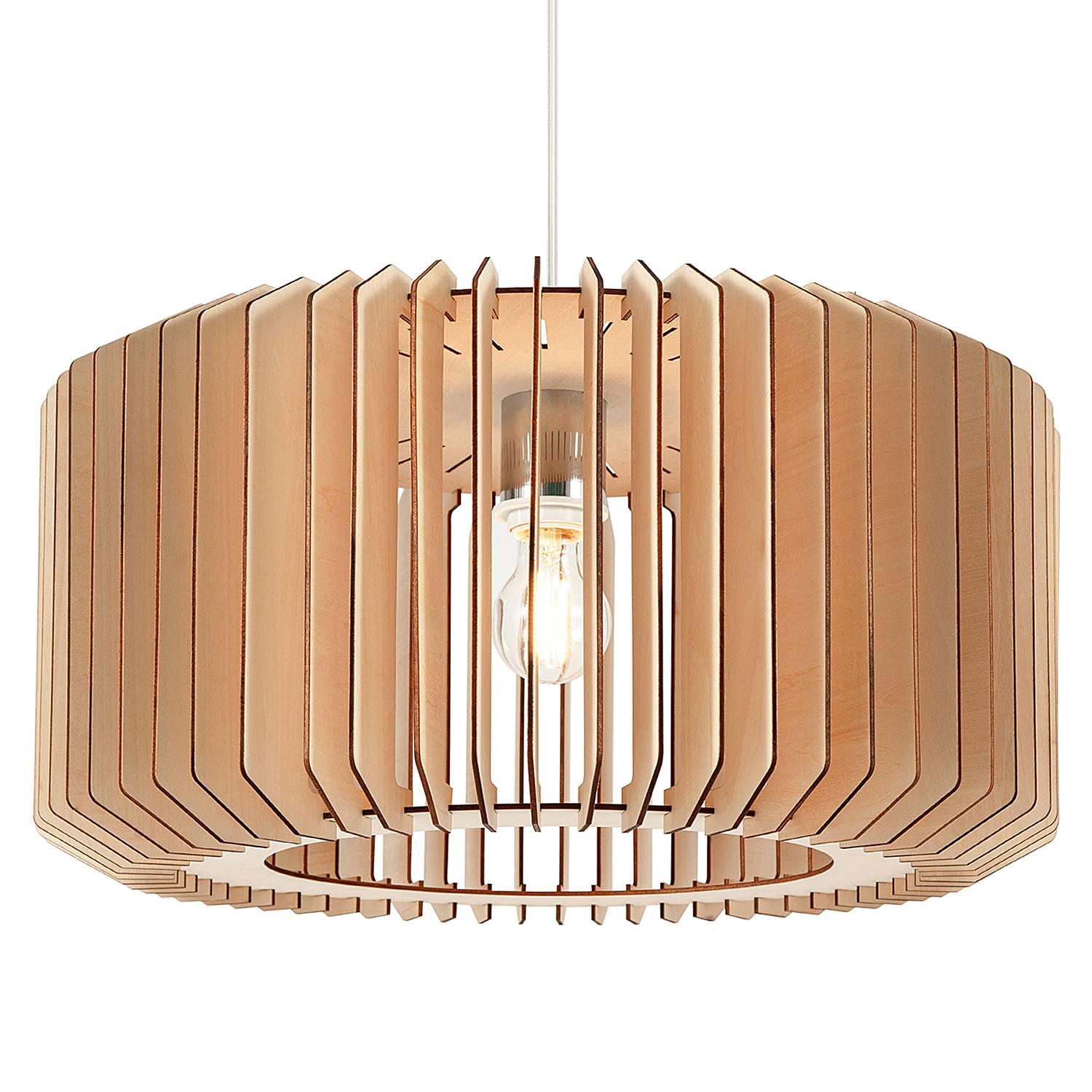 Asti Pendelleuchte Lindenholz 1-flammig 0
