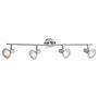 LED Ceiling Light Nathaniel 8-Light Iron Acrylic Glass 0
