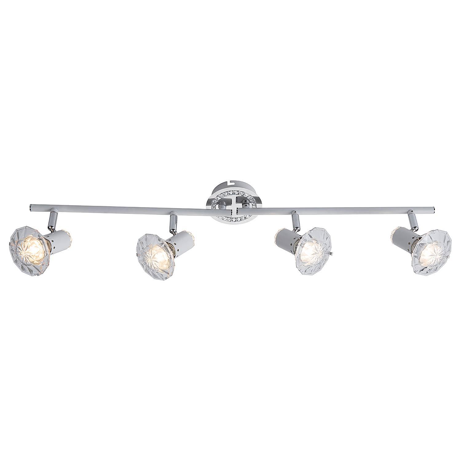 LED Ceiling Light Nathaniel 8-Light Iron Acrylic Glass 0
