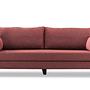 Bella Sofa 3-Sitzer Rot 7