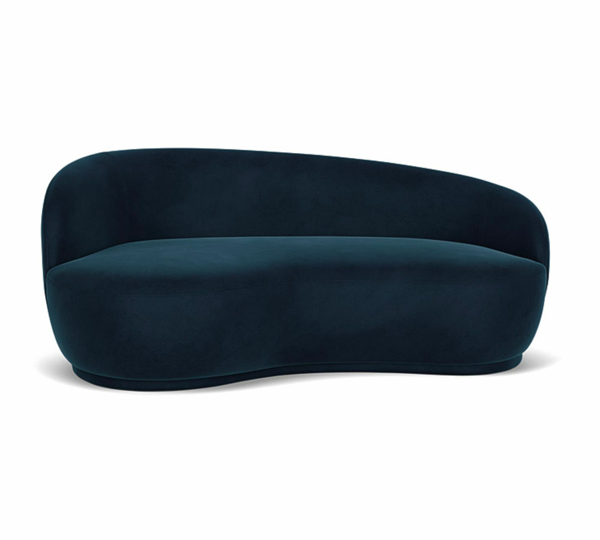 Rose Sofa 2,5-Sitzer Velour Lux Navy 0