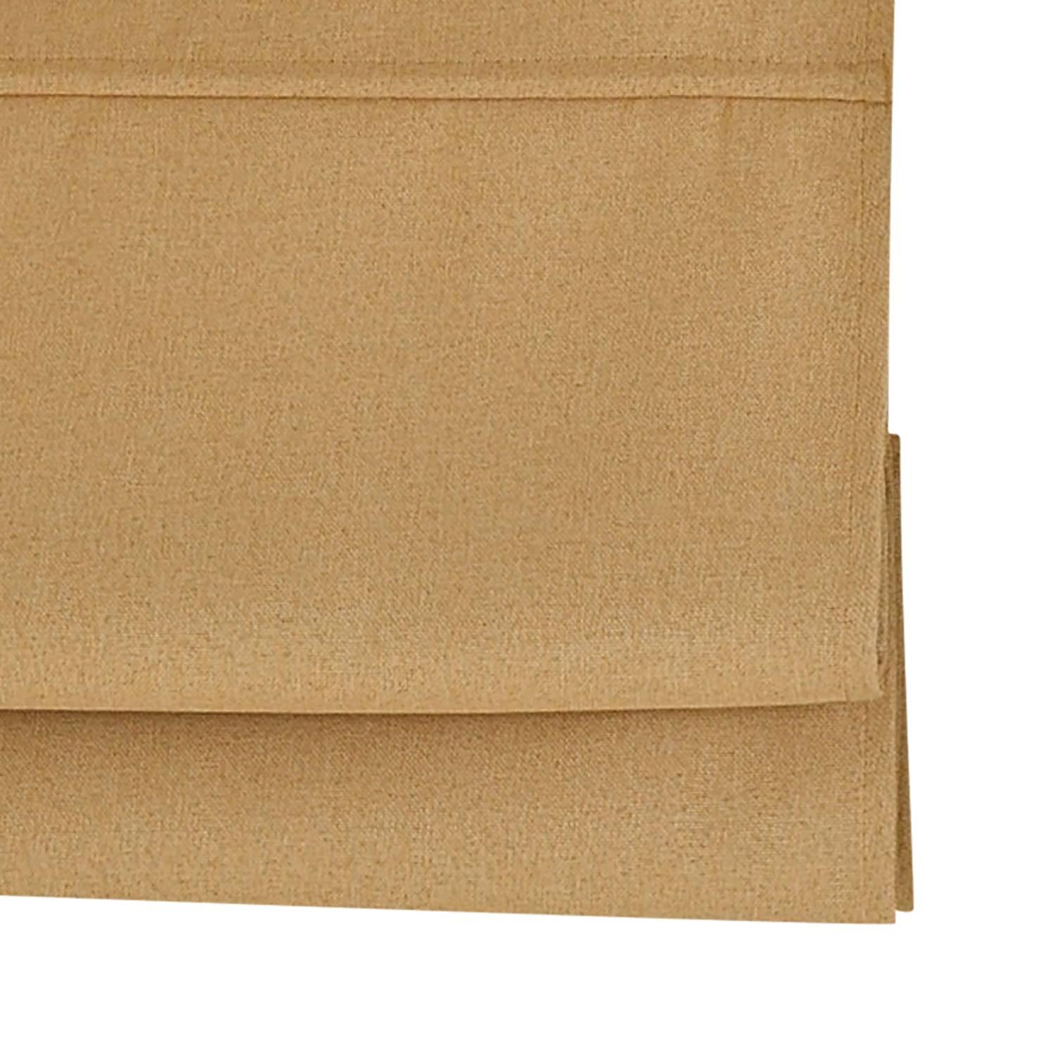 Ösenrollo Bessy I Polyester Currygelb 80 x 130 cm 3