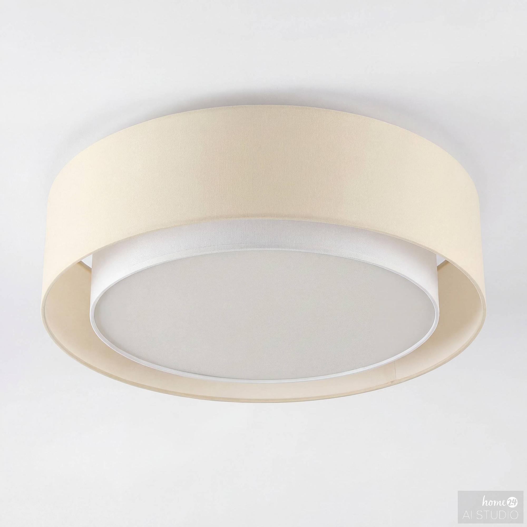 Radiu Deckenleuchte 1-flammig Mischgewebe Eisen  4