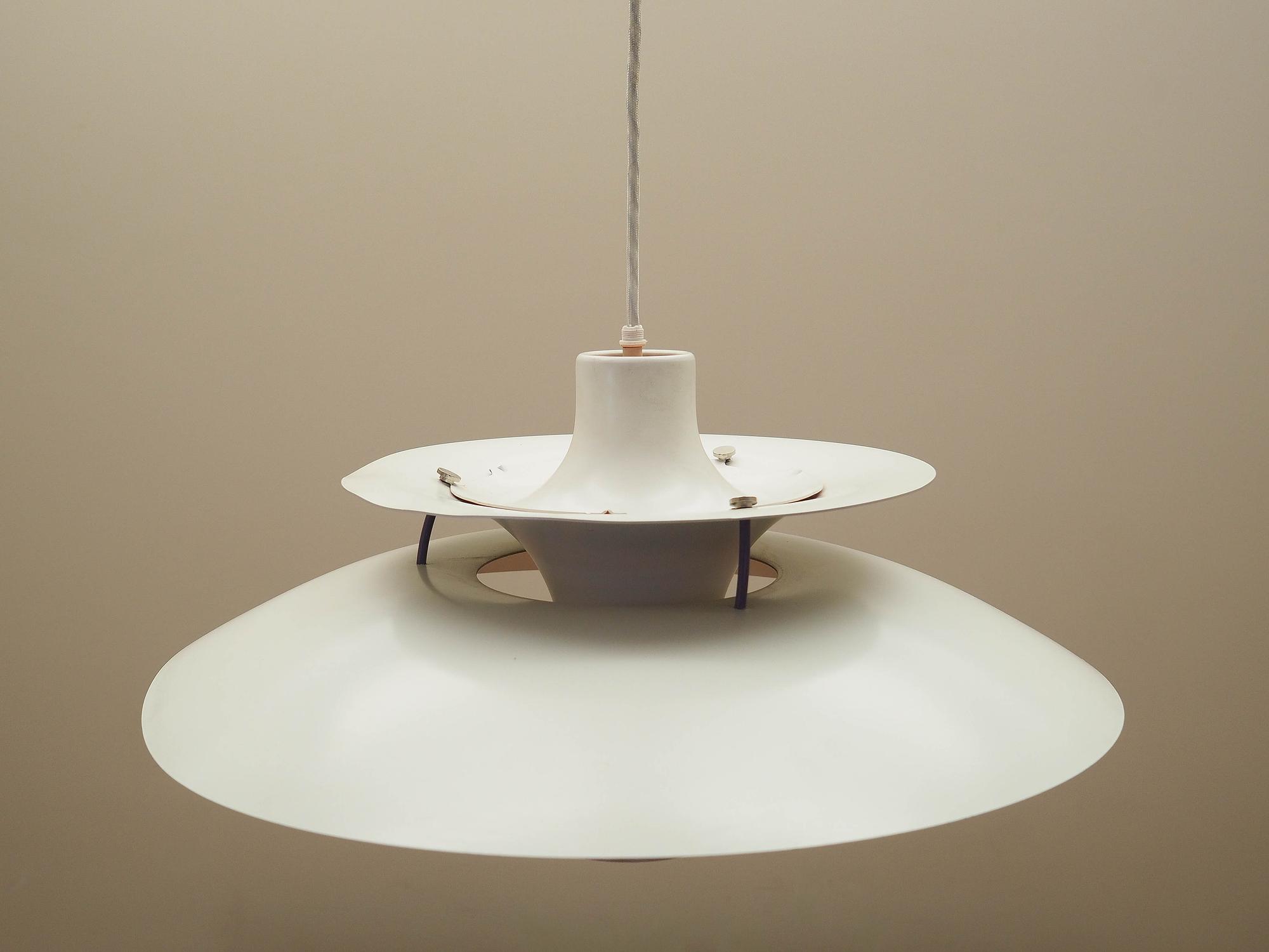PH5 Pendant Lamp Metal Beige 1970s 11