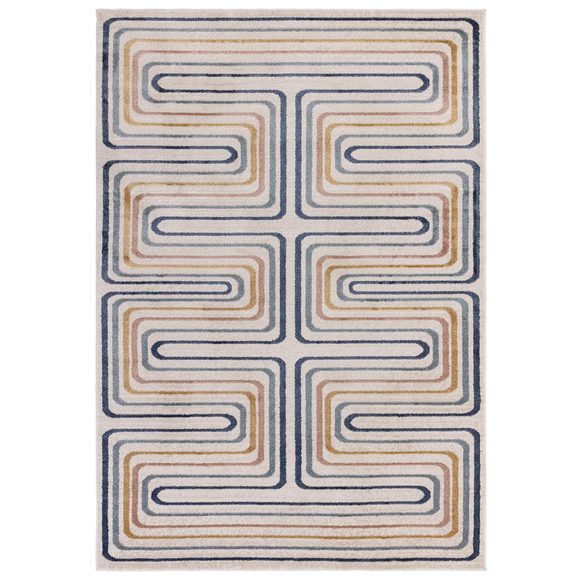 Viva Carpet Multicolor Abstract Pattern 160x220cm 0