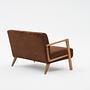 Kemer Sofa Holzfurnier Braun 2