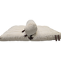 Schlafsofa 2-Sitzer Creme 6