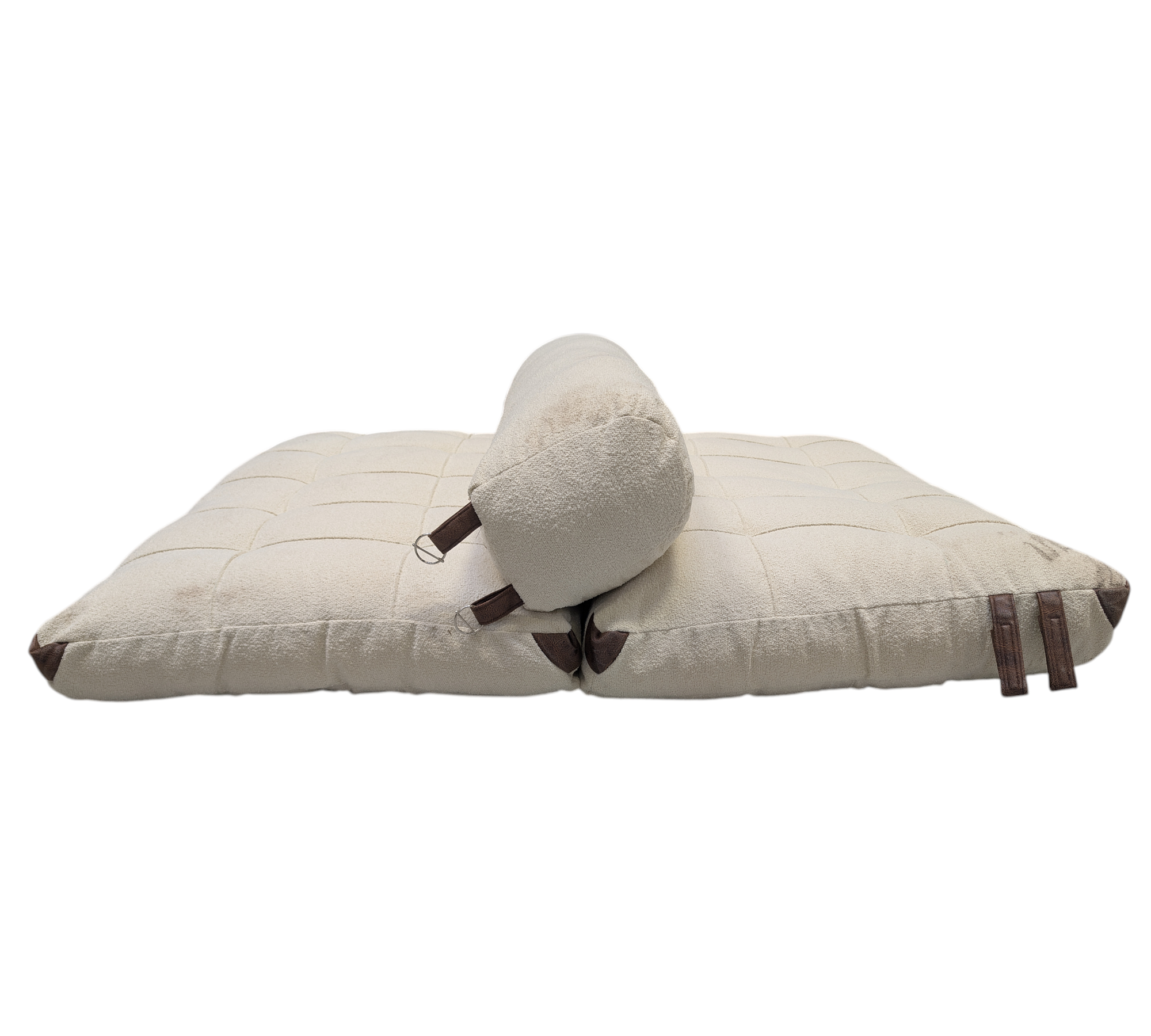 Schlafsofa 2-Sitzer Creme 6