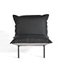 L28 Outdoor Lounge-Sessel mit wendbarem Kissen Anthrazit 0