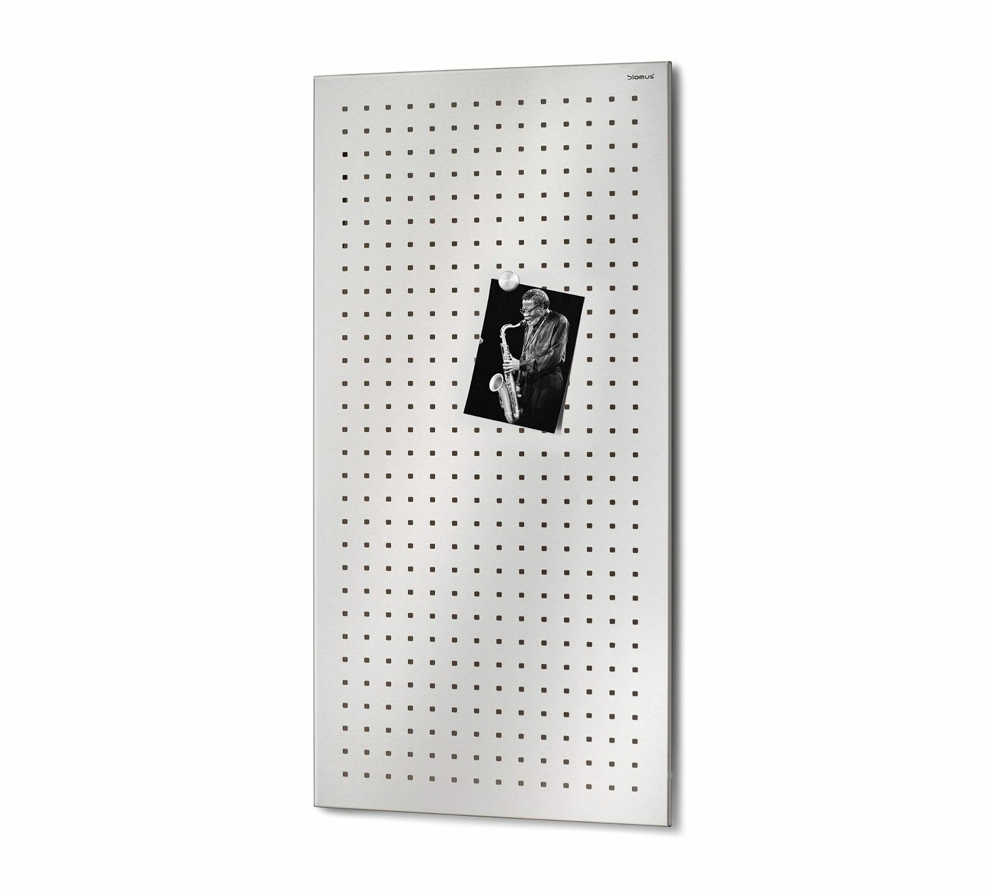 Muro Magnettafel Edelstahl Matt 80 x 40 cm 1
