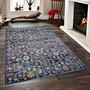 Vintage 7654 Teppich Blau 1