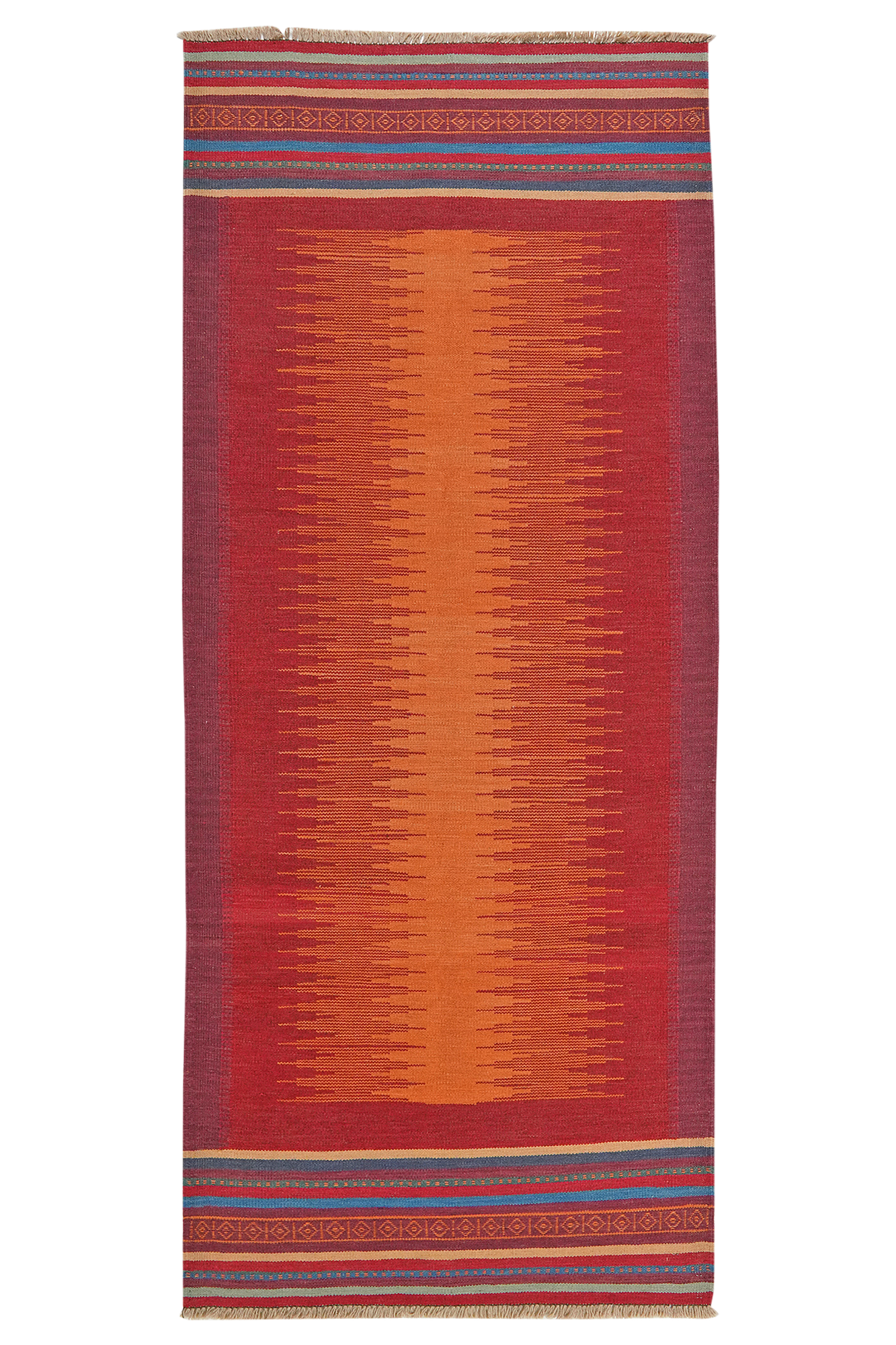 Kilim Gashgai Teppich Mehrfarbig 0