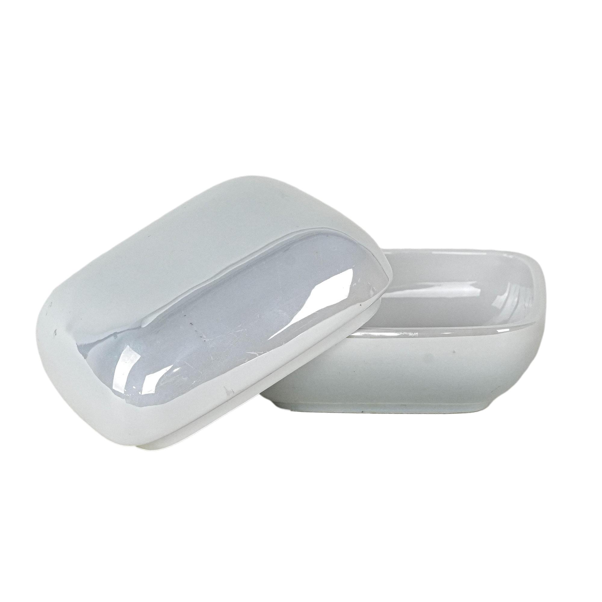 Porcelain box White 1970s 0