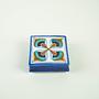 Toscari ceramic box Blue 1970s 4