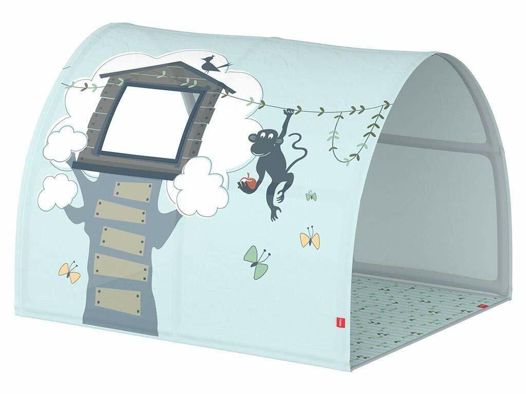 Safari Spieltunnel Baumwolle Blau 0