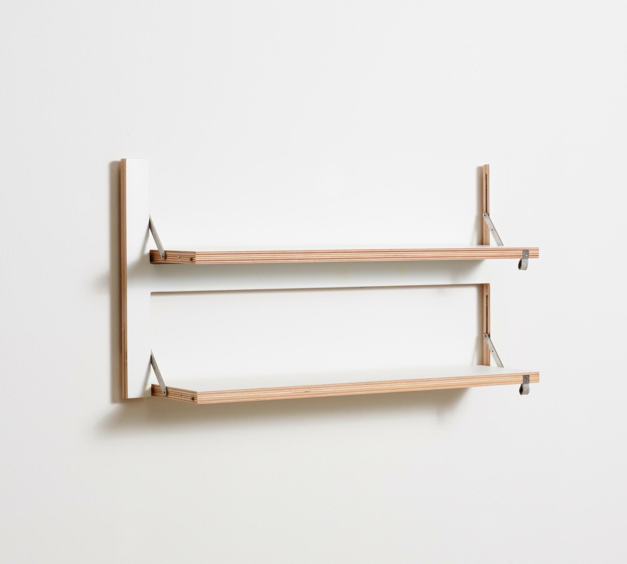 Fläpps Regal Holz Weiß 80 x 40 cm 0