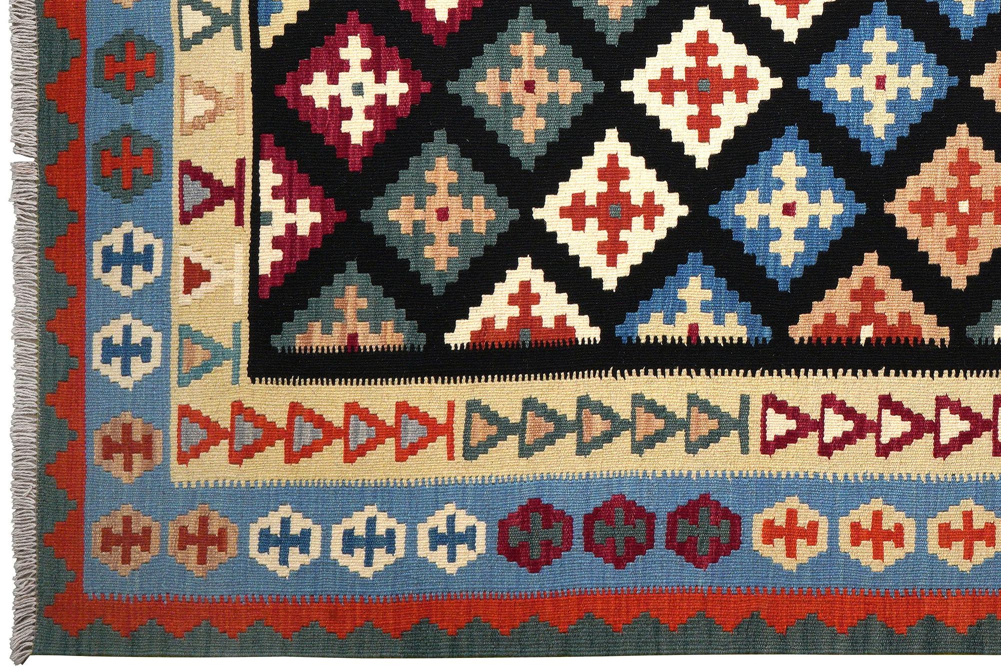 Kilim Gashgai Teppich Mehrfarbig 1