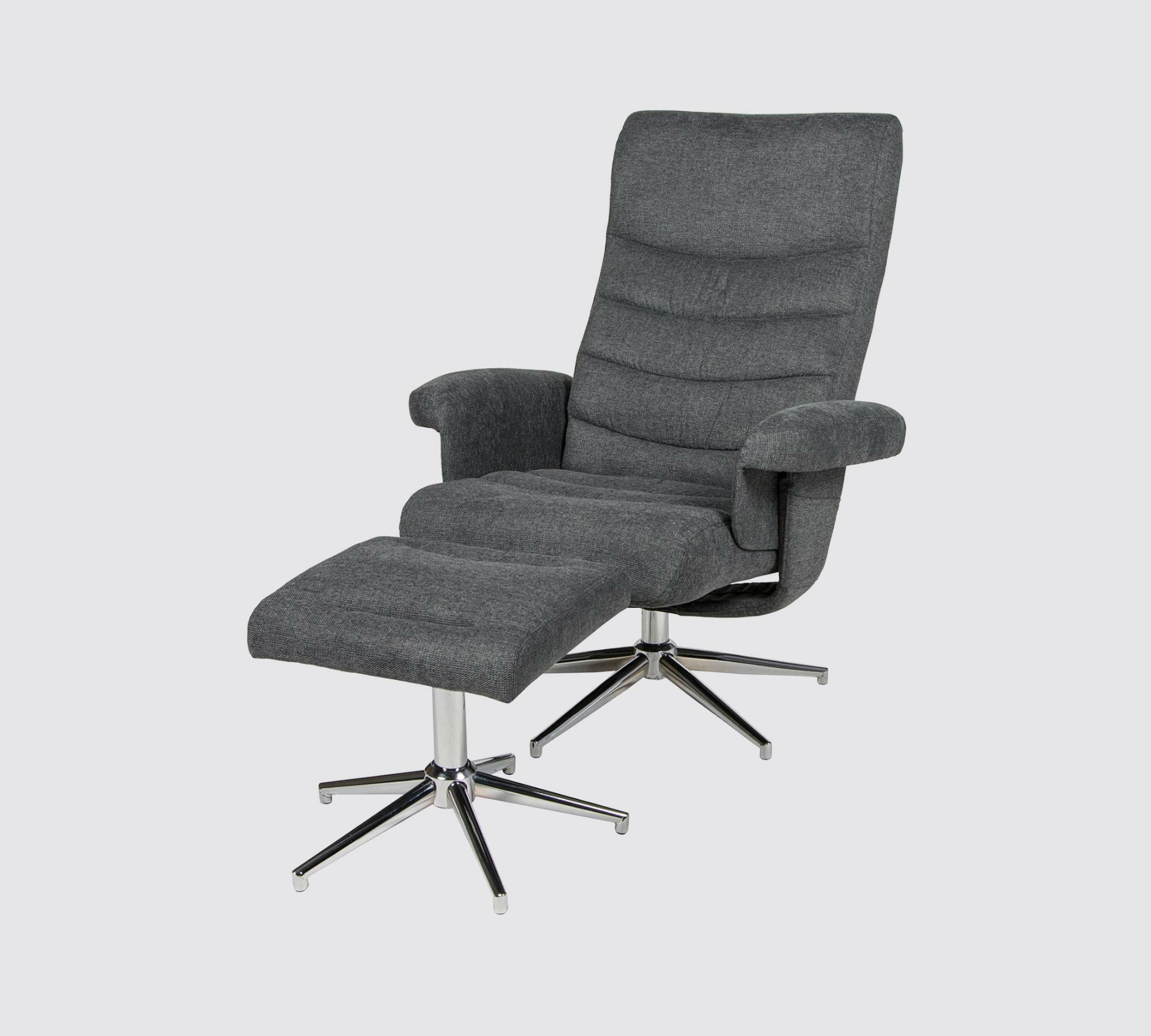 Sessel Webstoff Grau 0