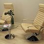 Sessel Leder Hellbraun 1970er Jahre 3