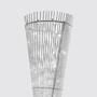 LED-Stehleuchte Aluminium 120-flammig Silber 1