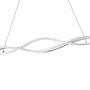 3-light LED pendant lamp Lasana IV Steel 3