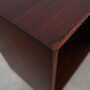 Vintage bookshelf mahogany brown 1970s 5