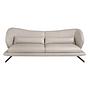 3-Sitzer Sofa in taubengrauem Leder 6146 1