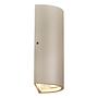 2-Flammig LED-Wandleuchte Rold Glas Stahl Beige 4