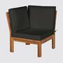 Loungeecke Akazienholz Massiv 0