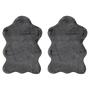 2x Dekofell Coste Anthrazit 1