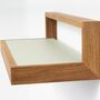 Ablageboard Buck 2 aus Holz Oberfläche Pistazie 2