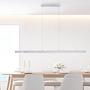 3-Flammig LED-Pendelleuchte Luzi Aluminium Weiß 0