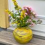 Handmade pot Ceramic Yellow 6