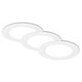 LED recessed light Jeft set of 3 12 cm 1