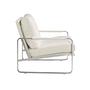 Armchair Faux Leather White 6
