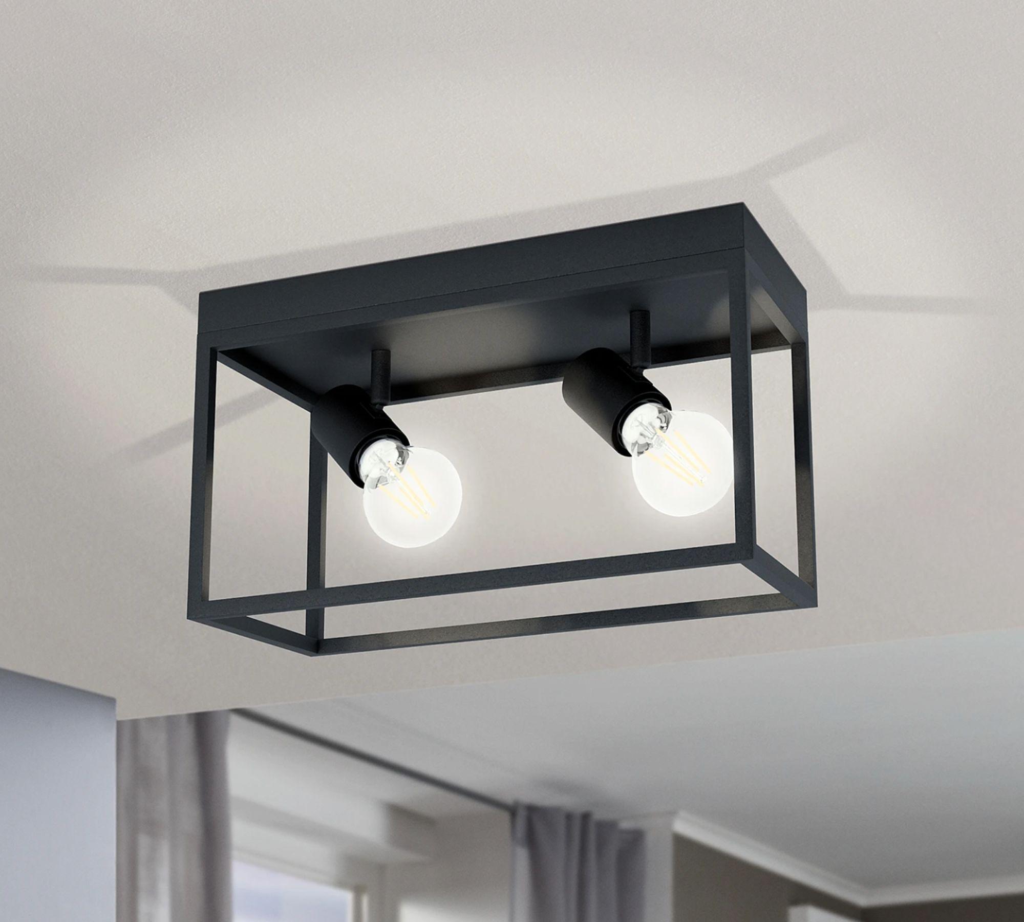 Ceiling light Silentina Steel Number of flames: 2 2