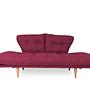 Nina Daybed Schlafsofa 3-Sitzer Dunkelrot 3