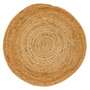 Round Jute Rug 80 cm 0