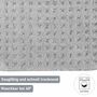 Microfaser Badematte Soft Grau 50 x 80 cm  3