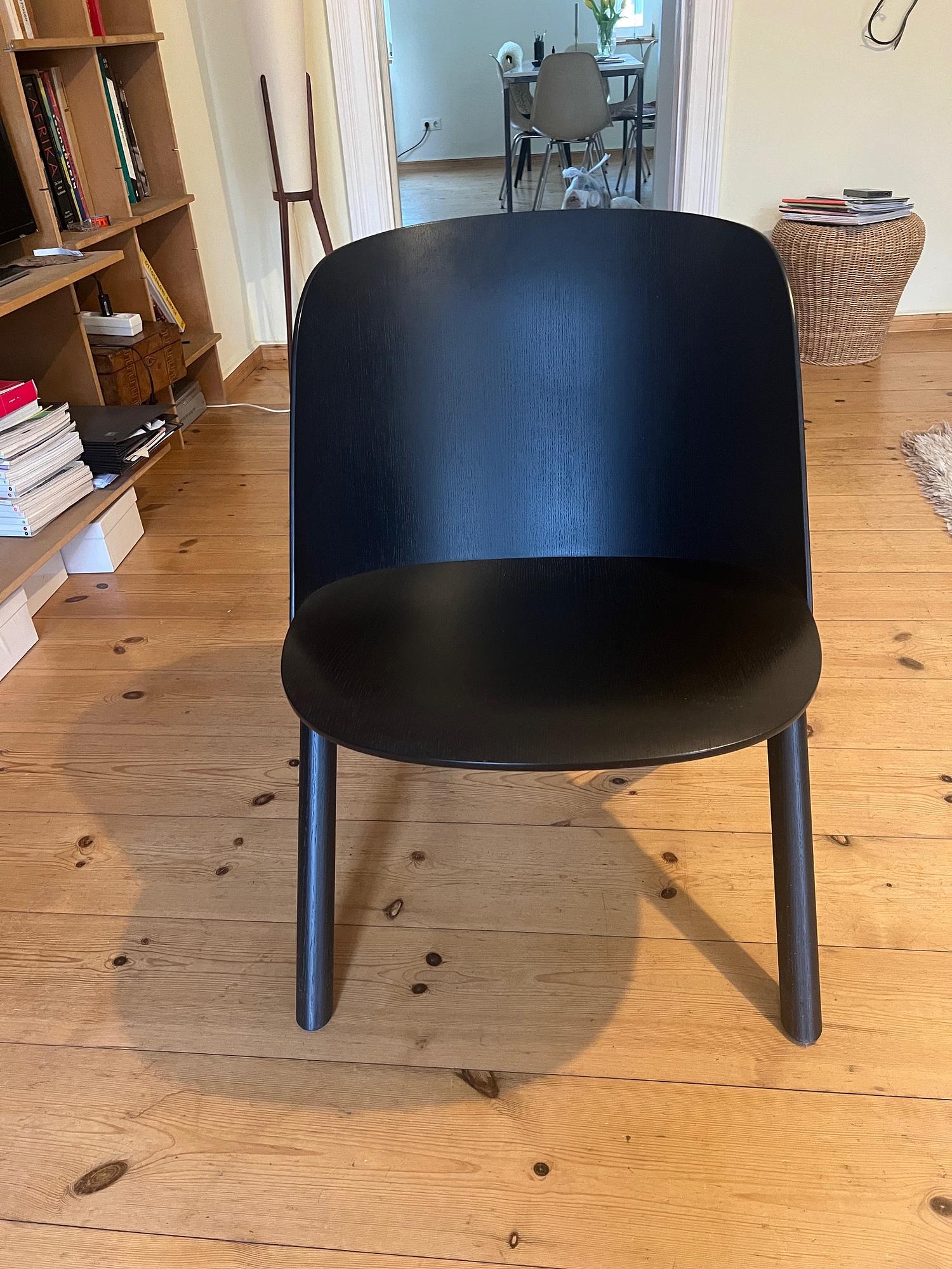 That Lounge Chair Holz Schwarz 1