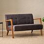 Kemer Sofa Buchenholz Anthracite 0