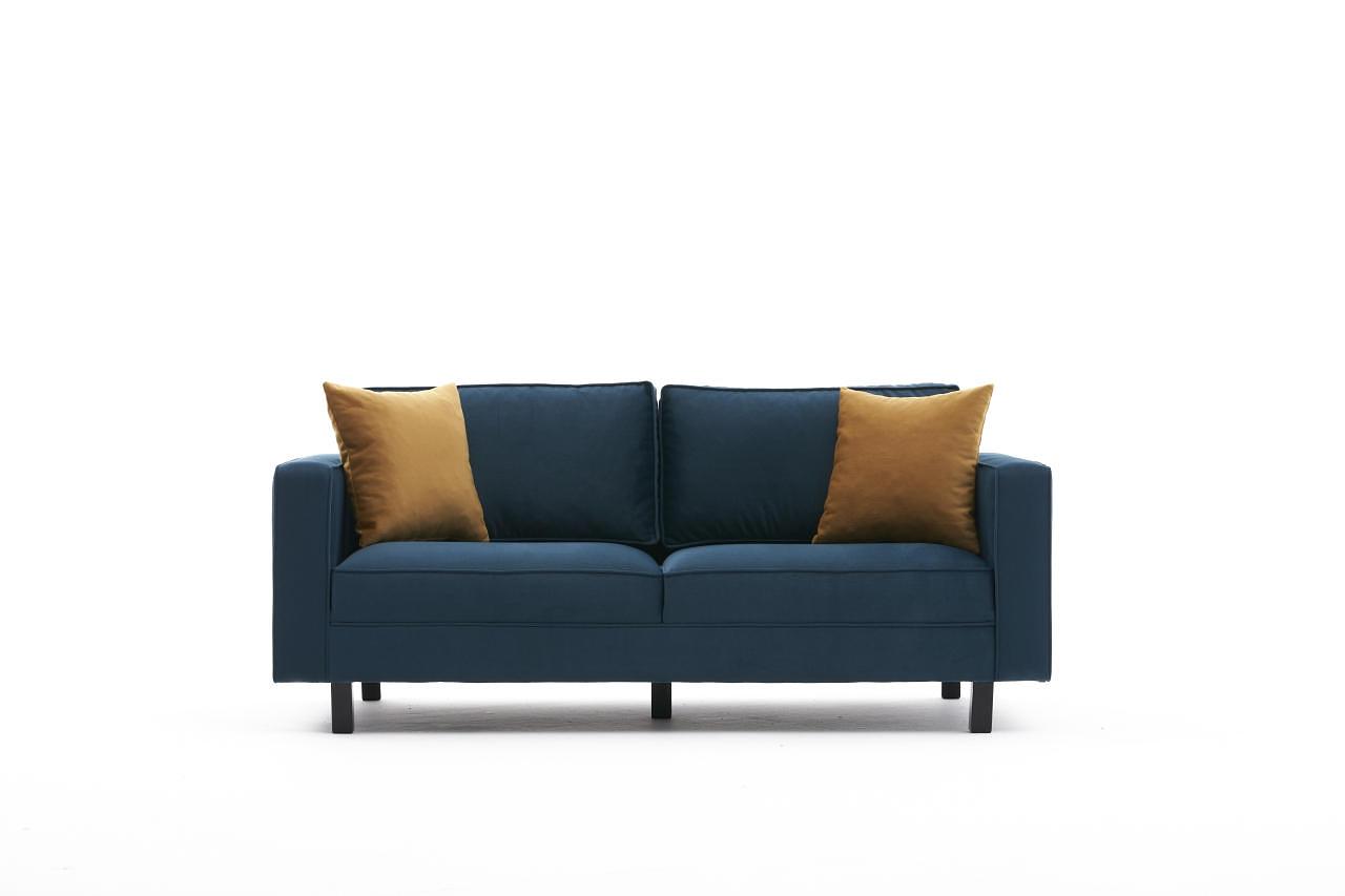 Kale Sofa 2-Sitzer Samt Petrol 5