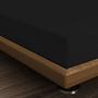 Fitted sheet Cotton Black 100cm x 200cm 2