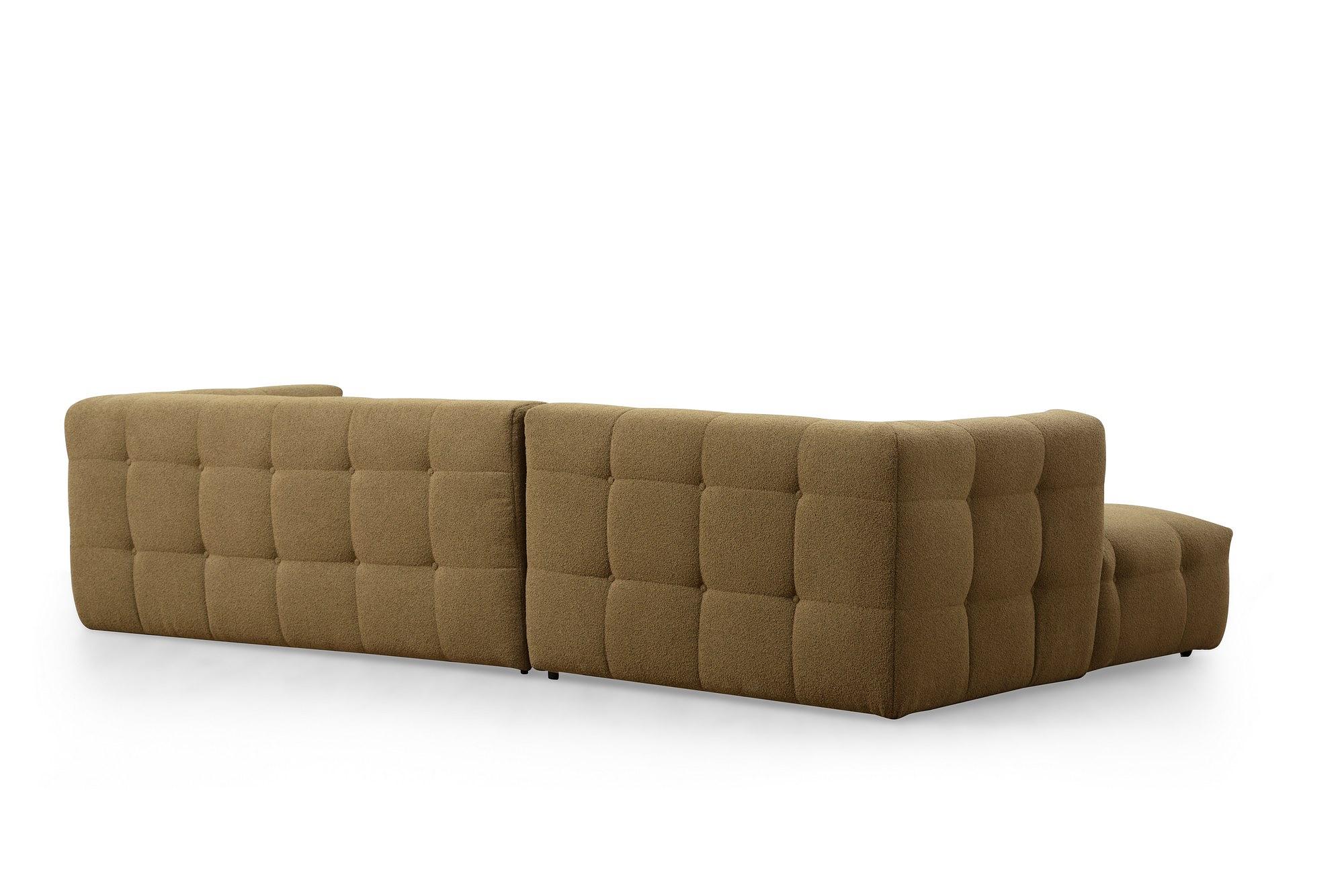 Cady Sofa chaise longue left Khaki 8