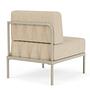 Hadley Outdoor 1-Sitzer Modul Rechts Marzipan 3
